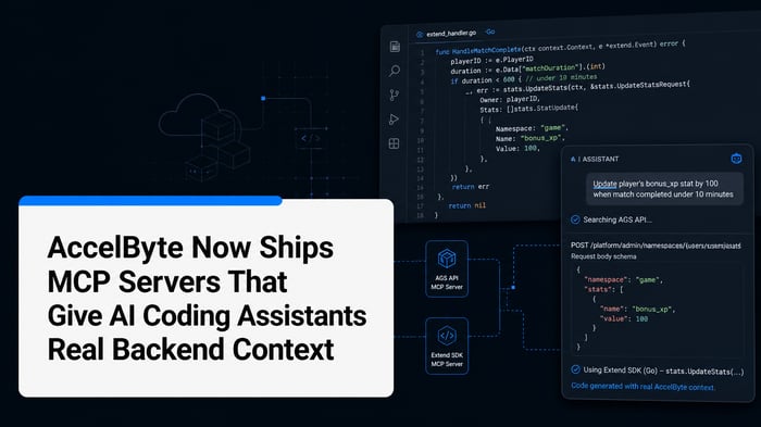 AccelByte MCP servers giving AI coding assistants real game backend context to generate production-ready code