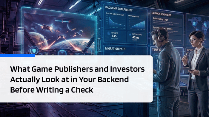 What Game Publishers and Investors Actually Look at in Your Backend Before Writing a Check