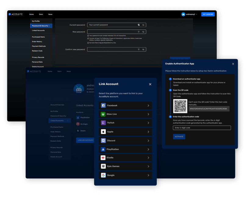 Access solution dashboard illustration