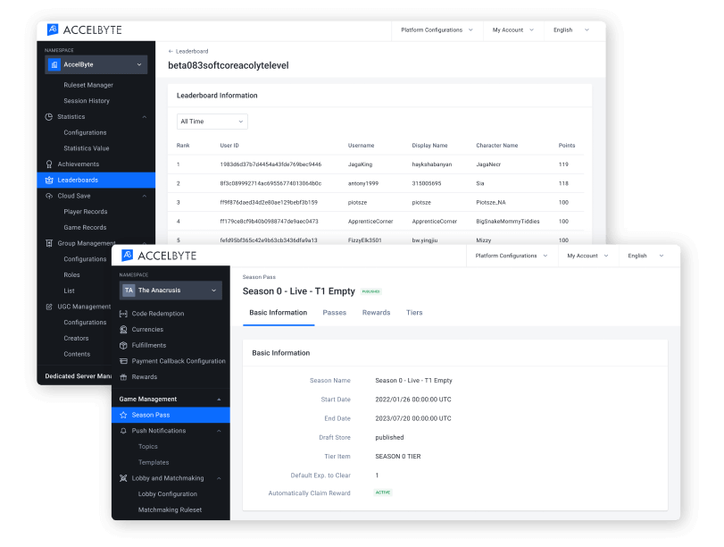 Engagement solution dashboard illustration