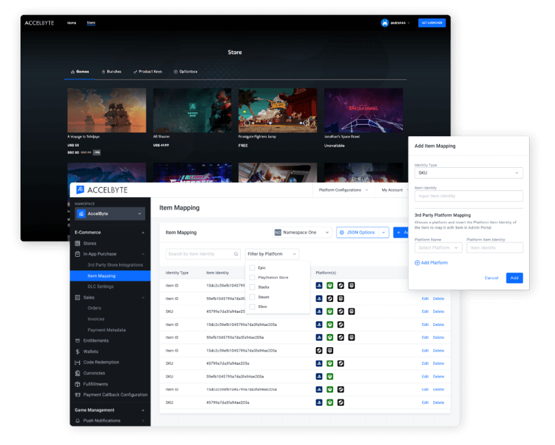 Monetization solution dashboard illustration