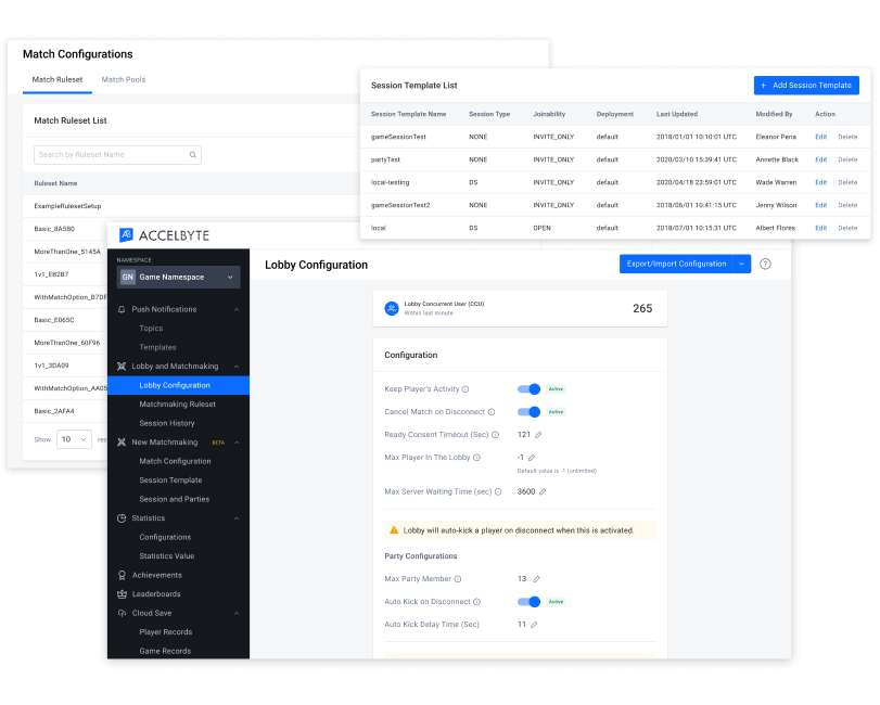 Play solution dashboard illustration