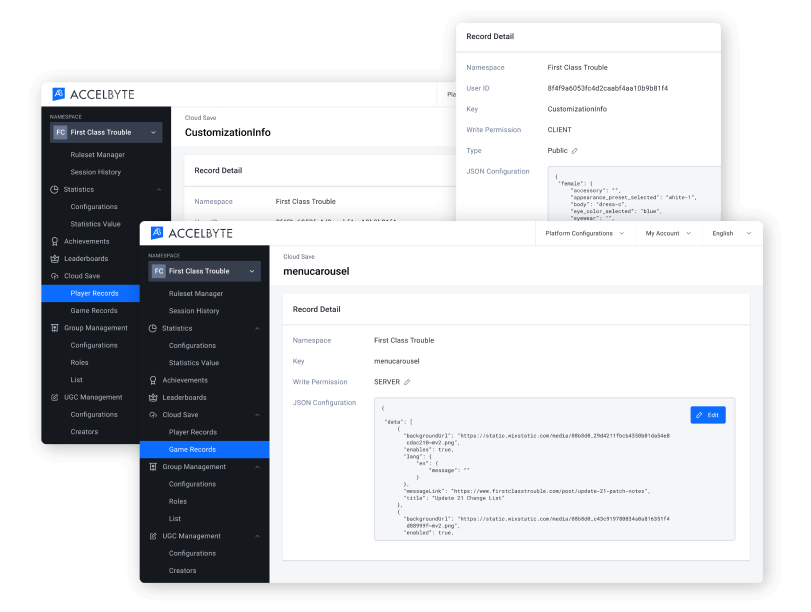 Storage solution dashboard illustration