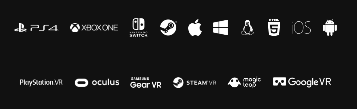 Platforms supported by Unreal Engine