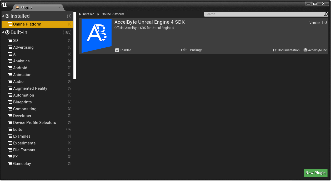 Unreal Engine UE4 SDK Plugin