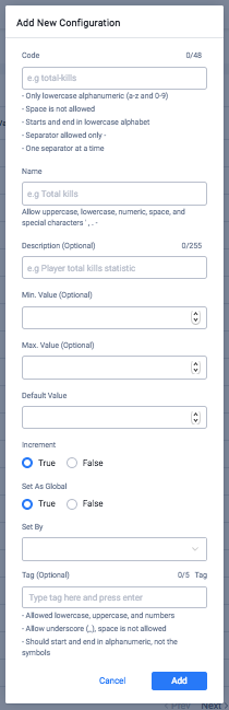 Video Game - How to Add Player's Progression Statistics