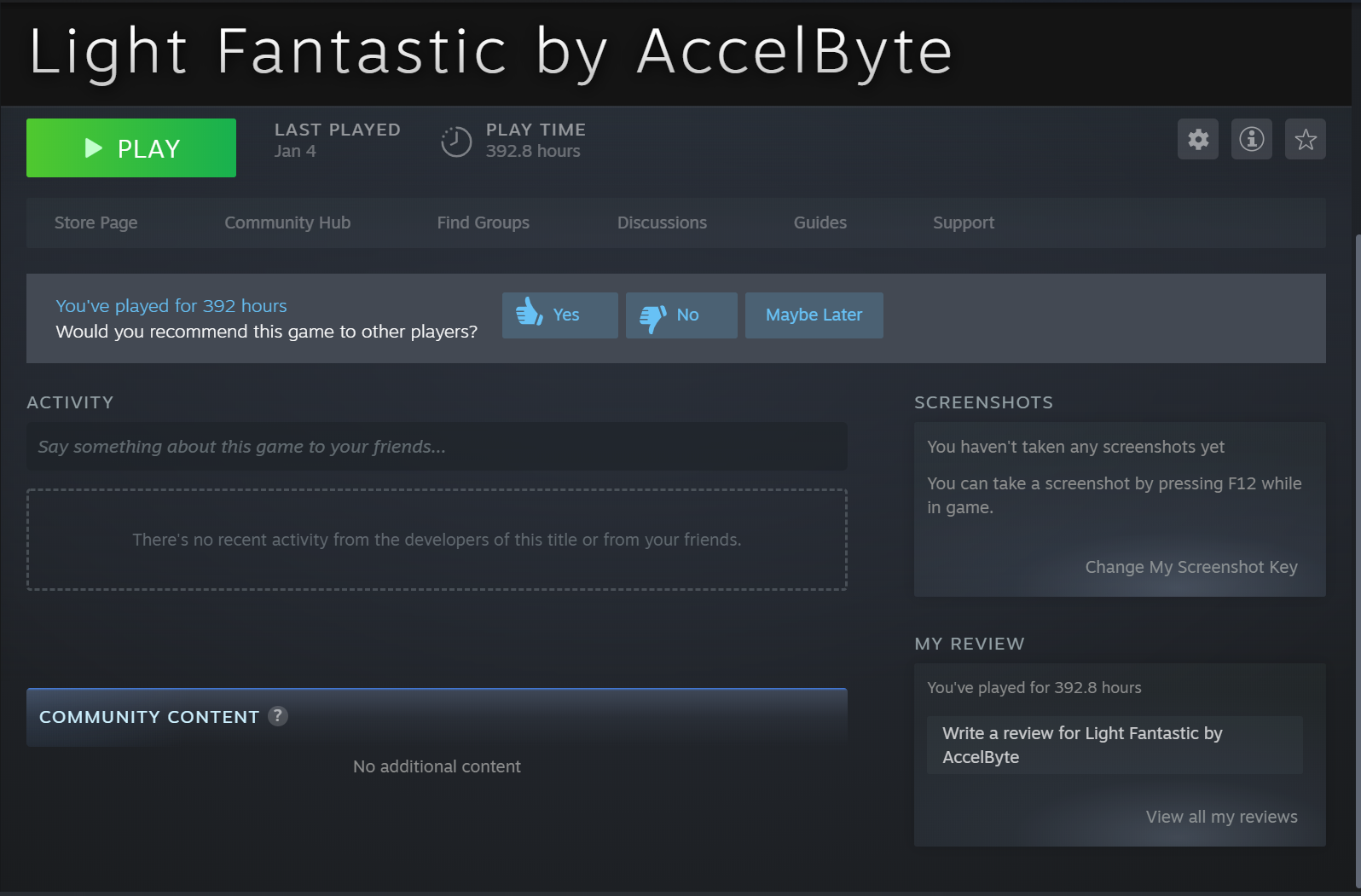 linking game on your platform to Steam