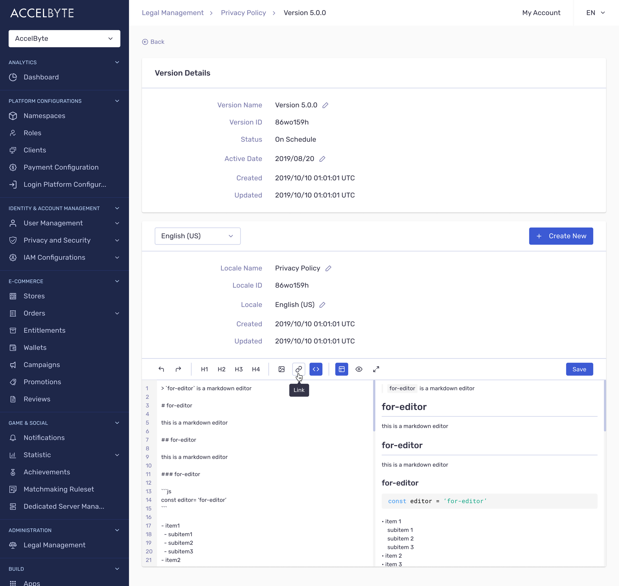 Video Game Legal Agreement Tracking & Sorting