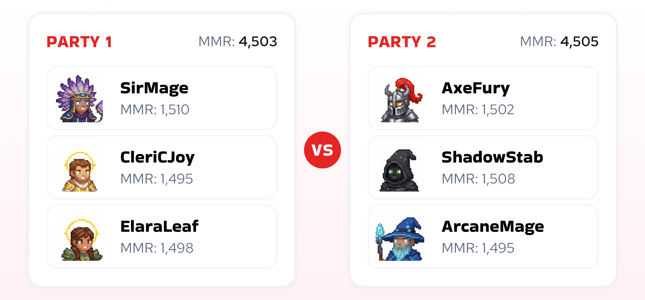 Flexible, attribute-driven matchmaking