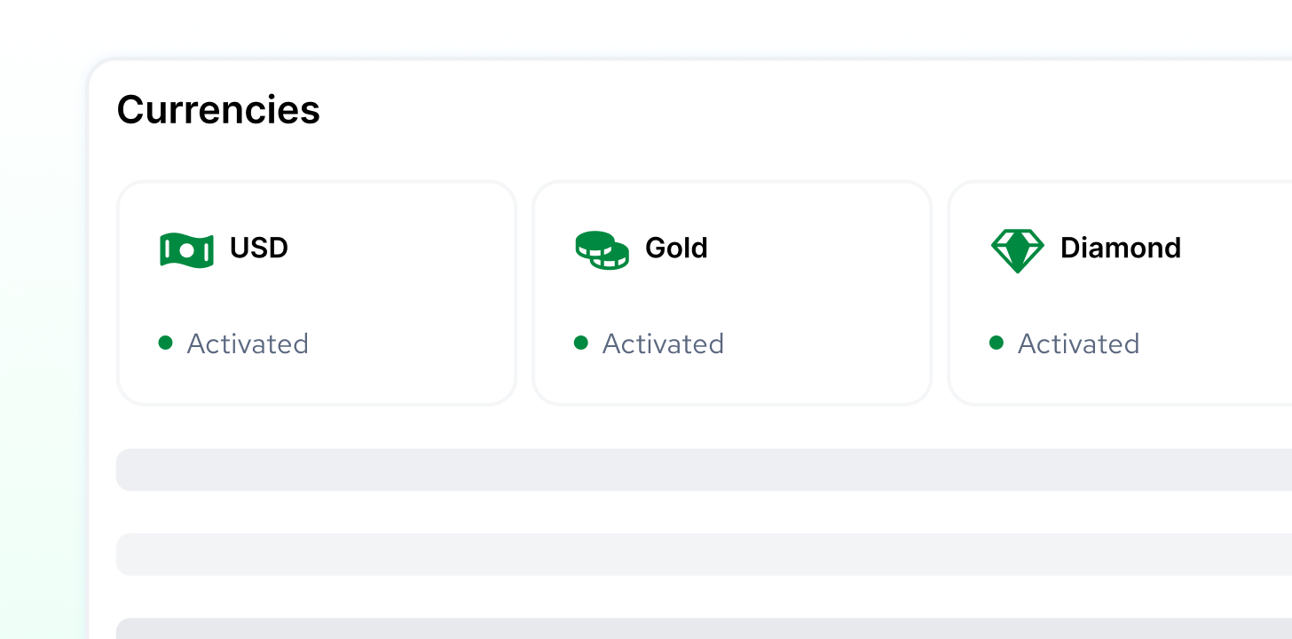 Monetary & virtual currency control