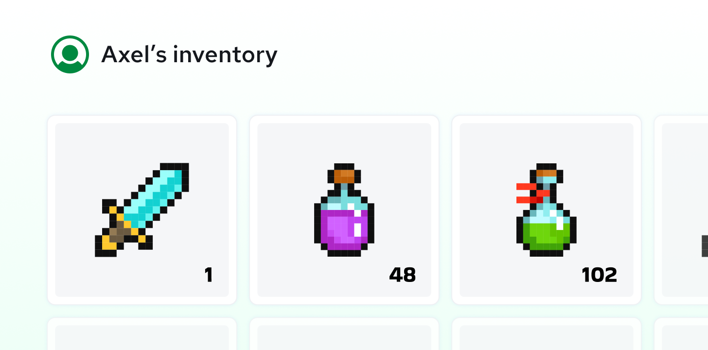 Player inventory