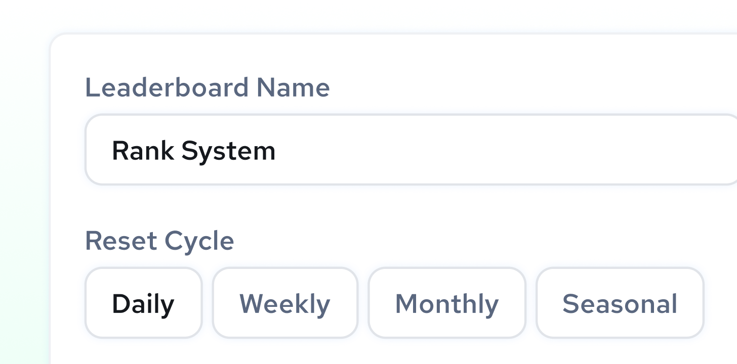 Time based leaderboards cycles