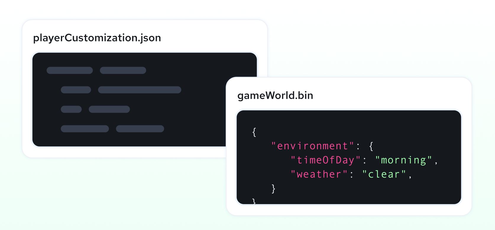 Game or player scoped storage