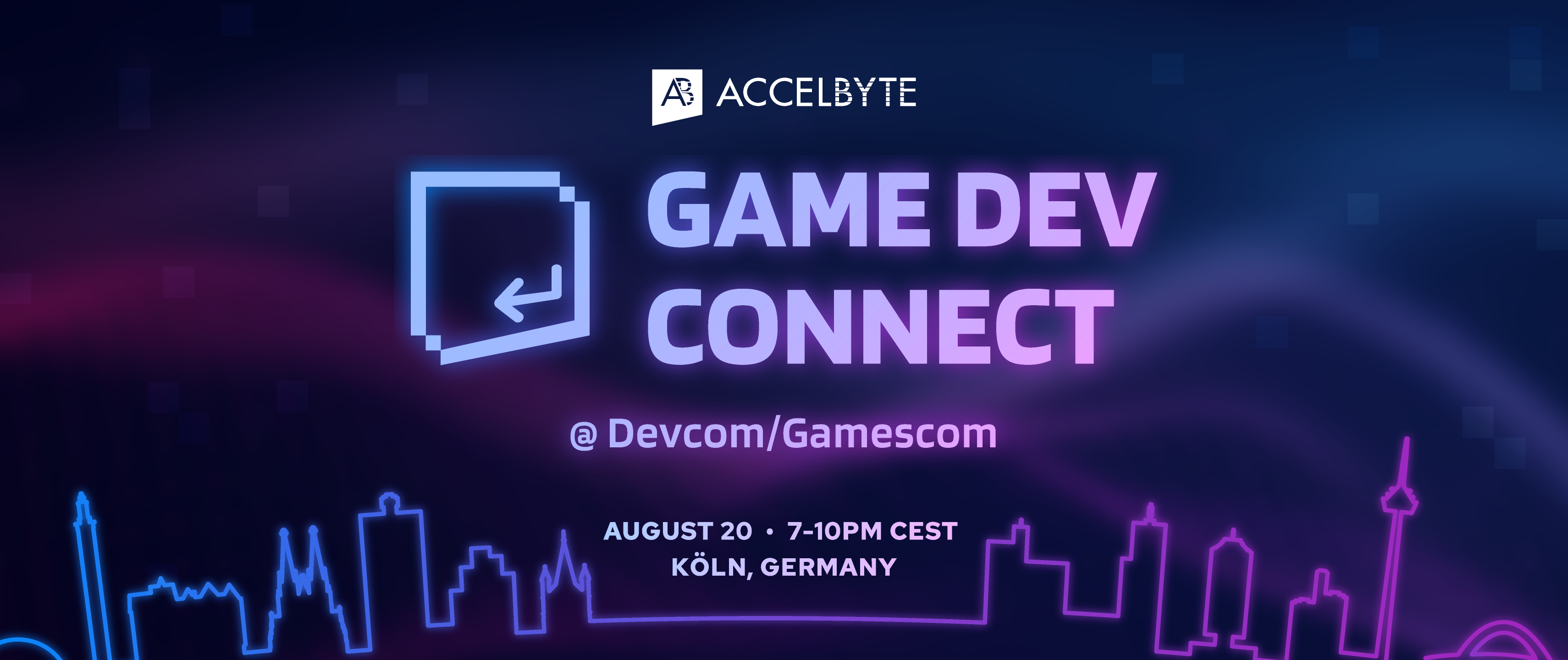 AccelByte Indie Game Developer Mixer at Devcom